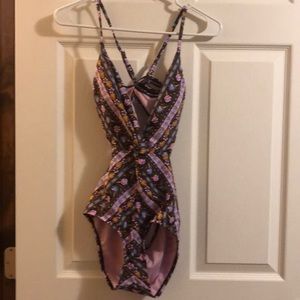 One piece Print Swimsuit